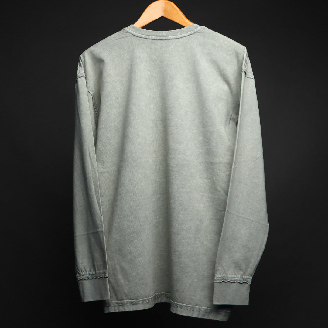 SILVER HAZE - RAW EDGE * ACID HEAVY GSM SWEATSHIRT #16