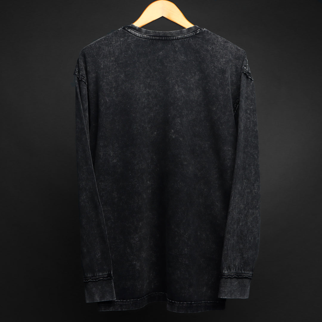 CARBON BURN - RAW EDGE * ACID HEAVY GSM SWEATSHIRT #14