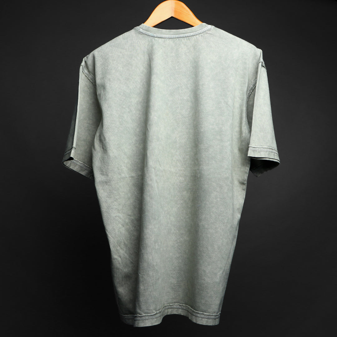 Caribbean Dawn - RAW EDGE * ACID HEAVY GSM PRINTED OVERSIZED TEE #26