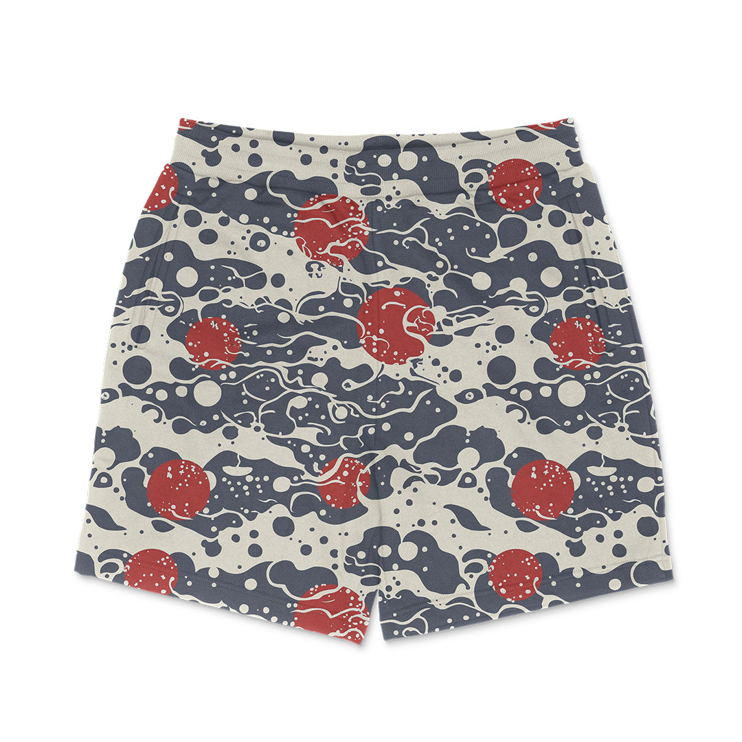 PLUS SIZE * PRINTED SANDO & SHORT CO-ORD SET#6