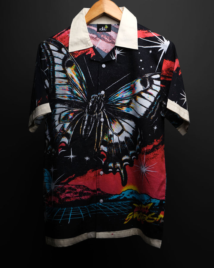 Melancholia  - Cuban Collar Shirt #169