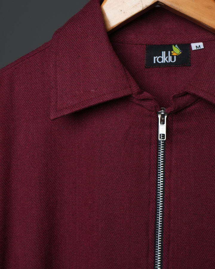 Bordeaux Zip Shirt #193