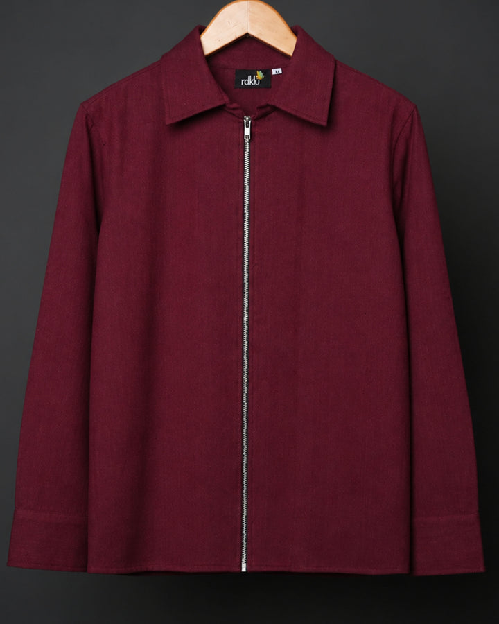 Bordeaux Zip Shirt #193