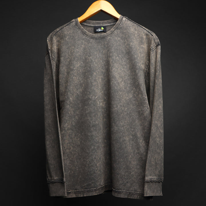 DUST FADE- RAW EDGE * ACID HEAVY GSM SWEATSHIRT #15