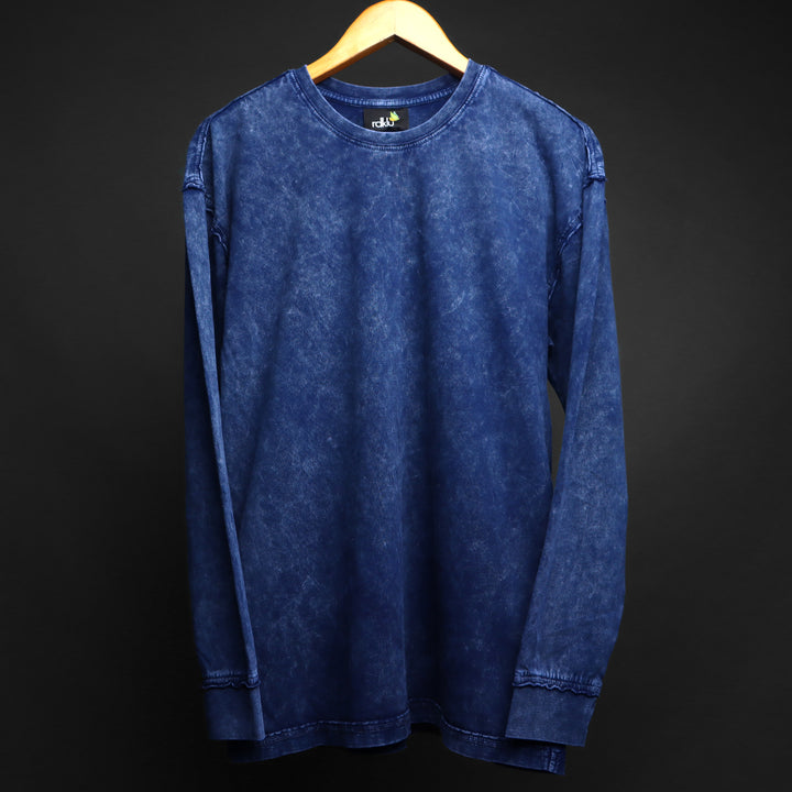OCEAN FADE - RAW EDGE * ACID HEAVY GSM SWEATSHIRT #17