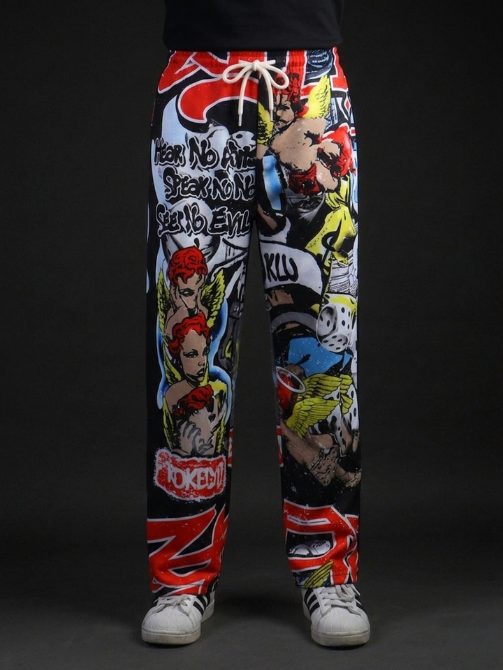 SANCTUM * Printed Wide Leg Pant #19