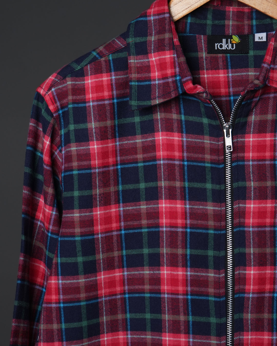 Highland Red Zip Shirt #191