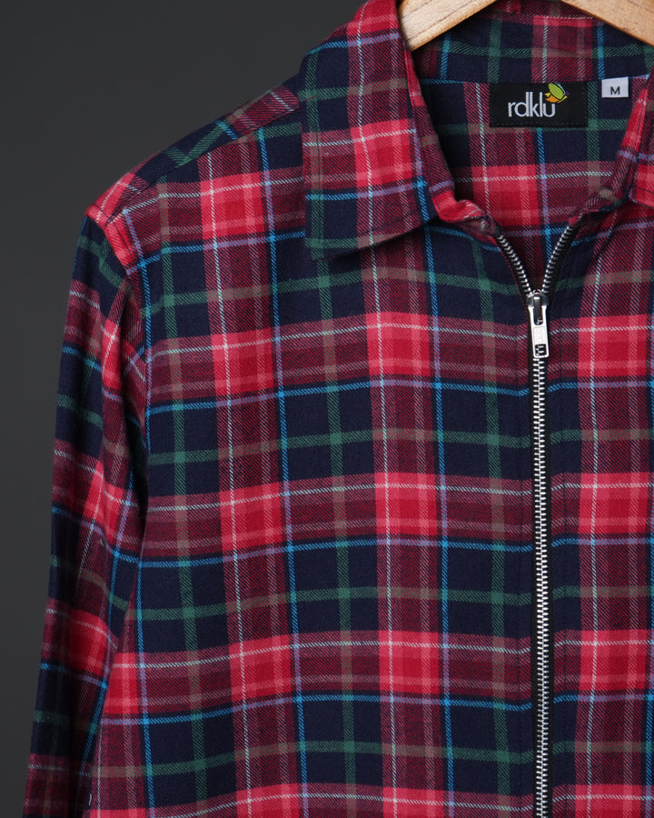 Highland Red Zip Shirt #191