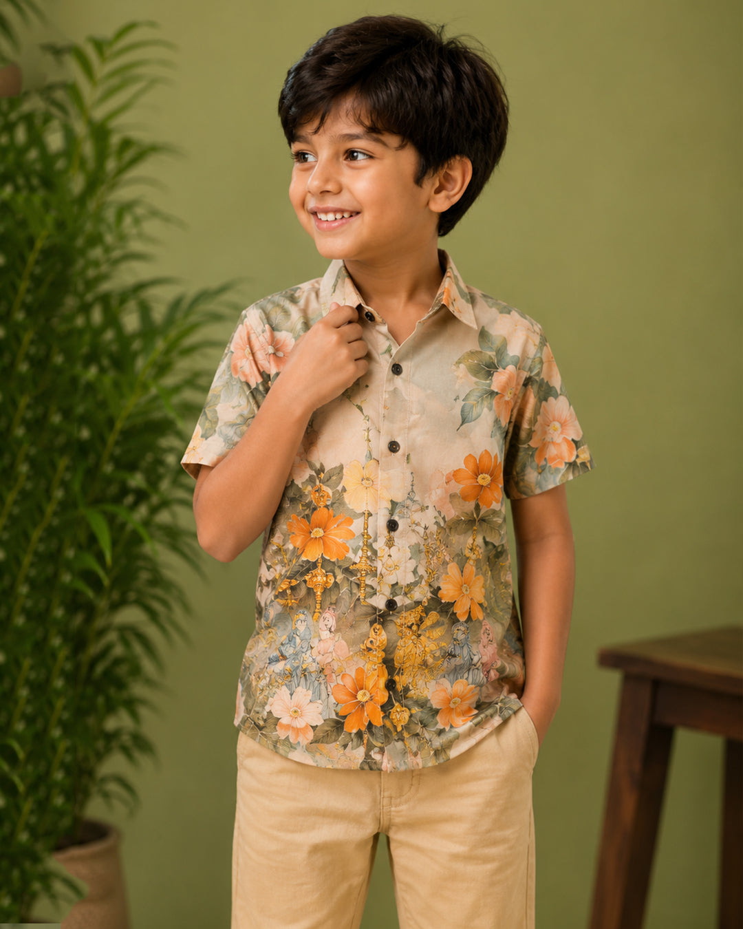 Pookkalam * Rdklu Printed Shirt for Kids #3