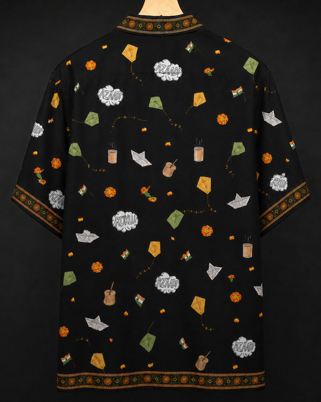 Manjha * Printed Cuban SHIRT #22