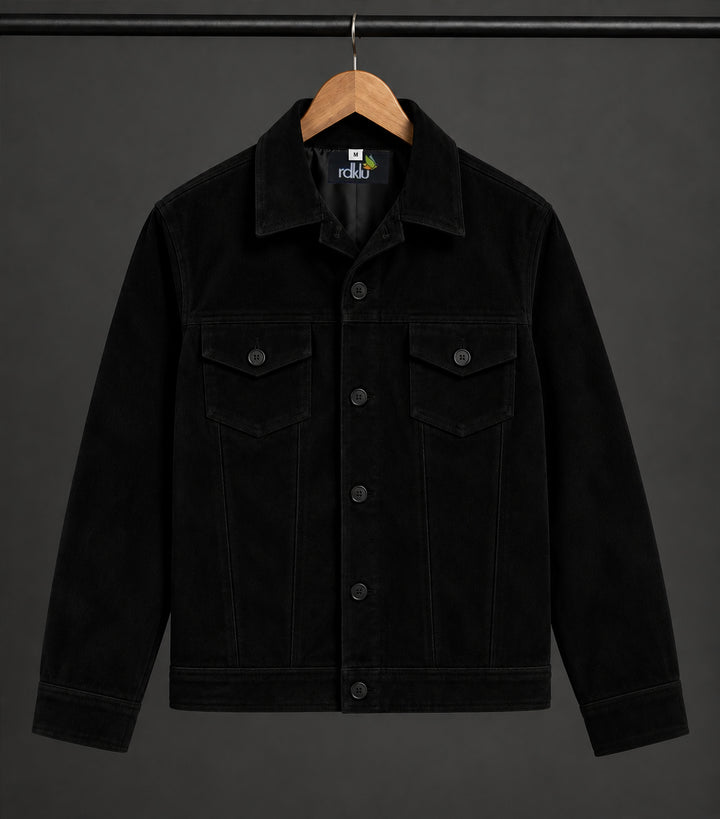 Midnight Noir Trucker Jacket #174