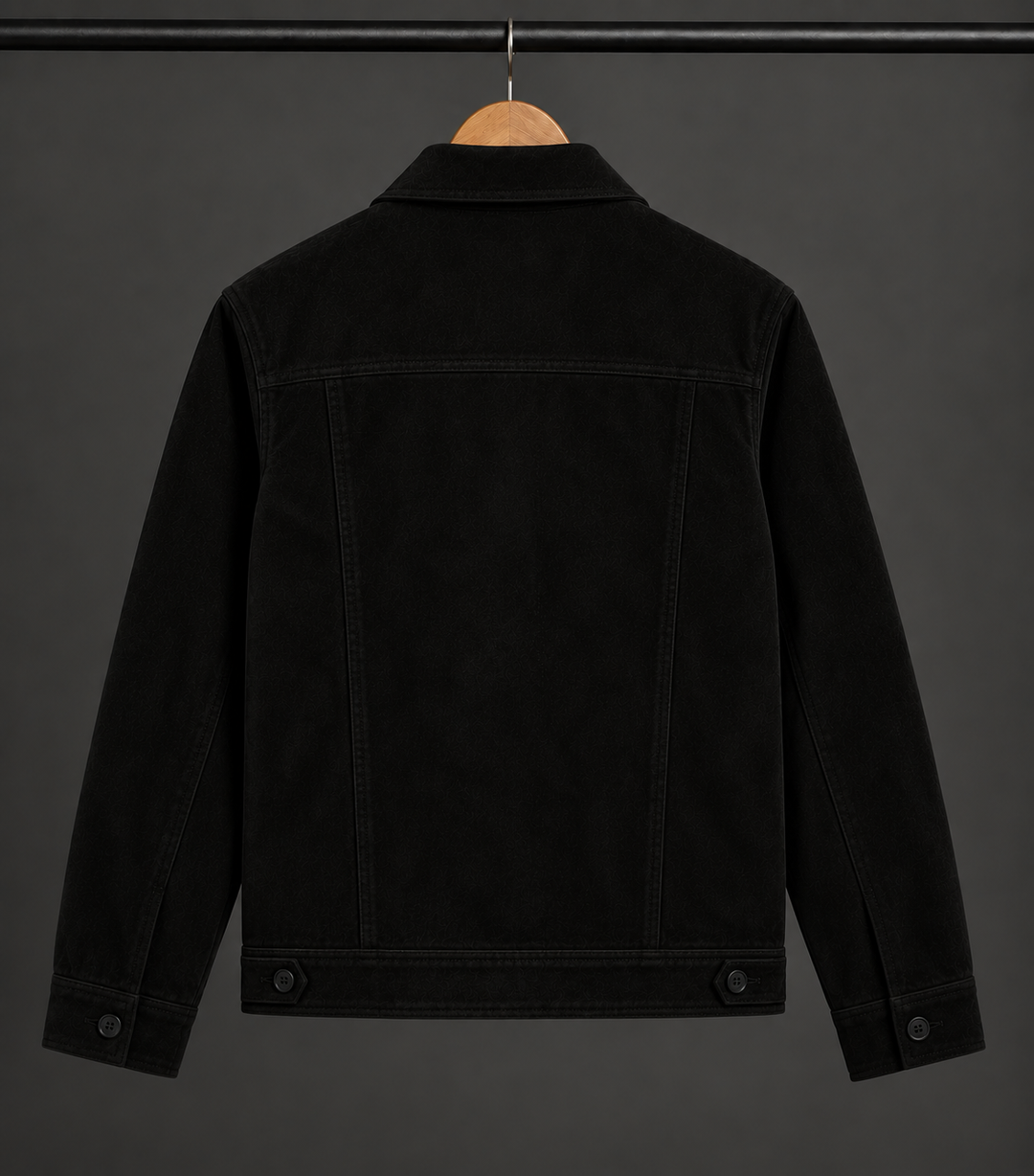 Midnight Noir Trucker Jacket #174