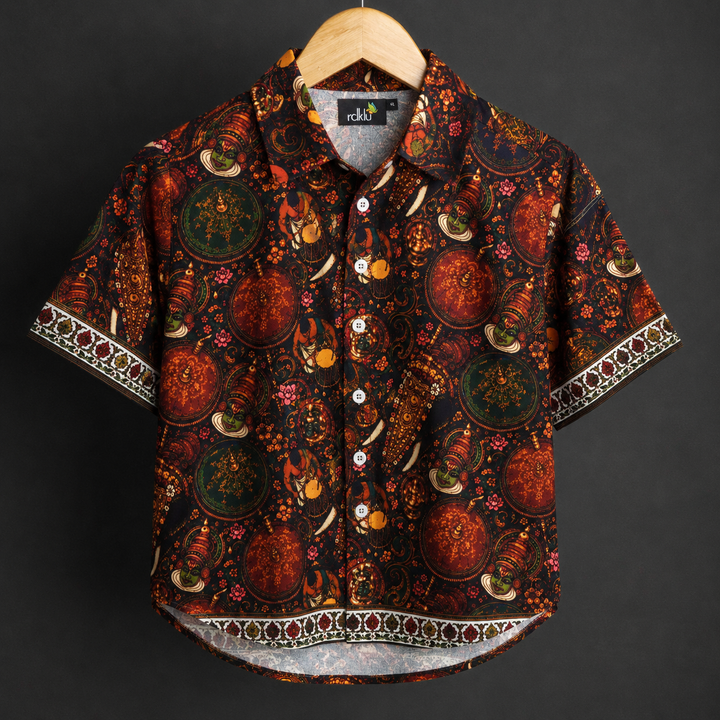 Kathakali * Printed CROP SHIRT#465