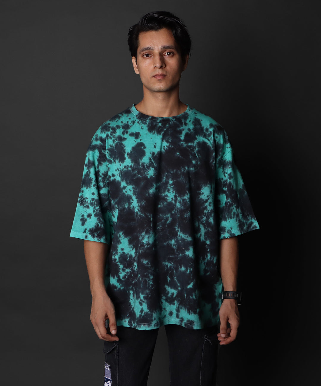 Tie Dye Over Size Tee - Obsidian * RDKLU TIE & DYE OVER SIZE TEE#10