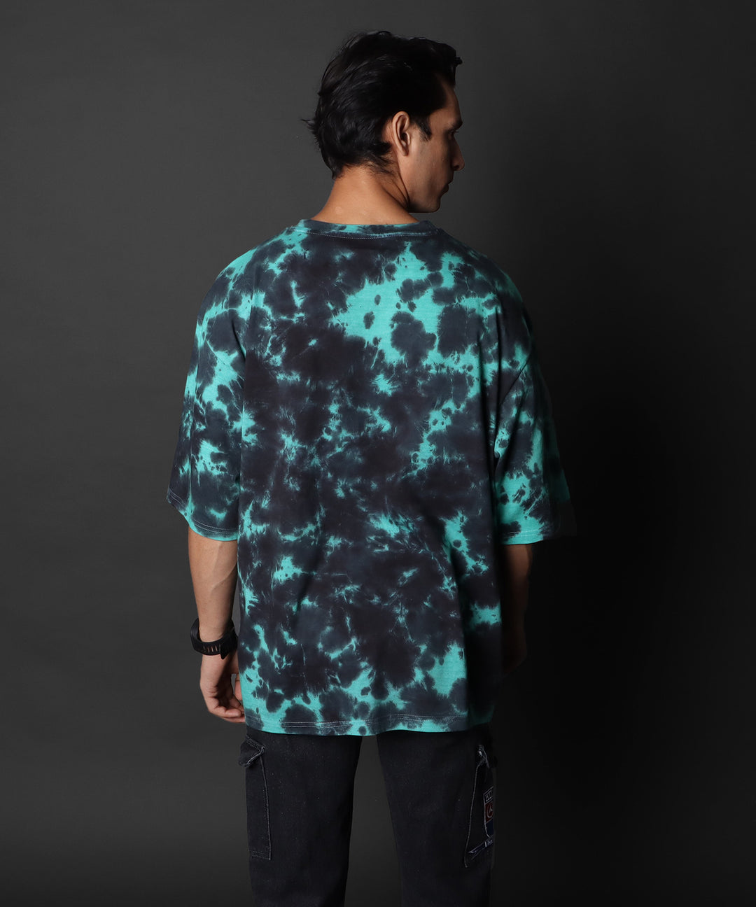 Tie Dye Over Size Tee - Obsidian * RDKLU TIE & DYE OVER SIZE TEE#10