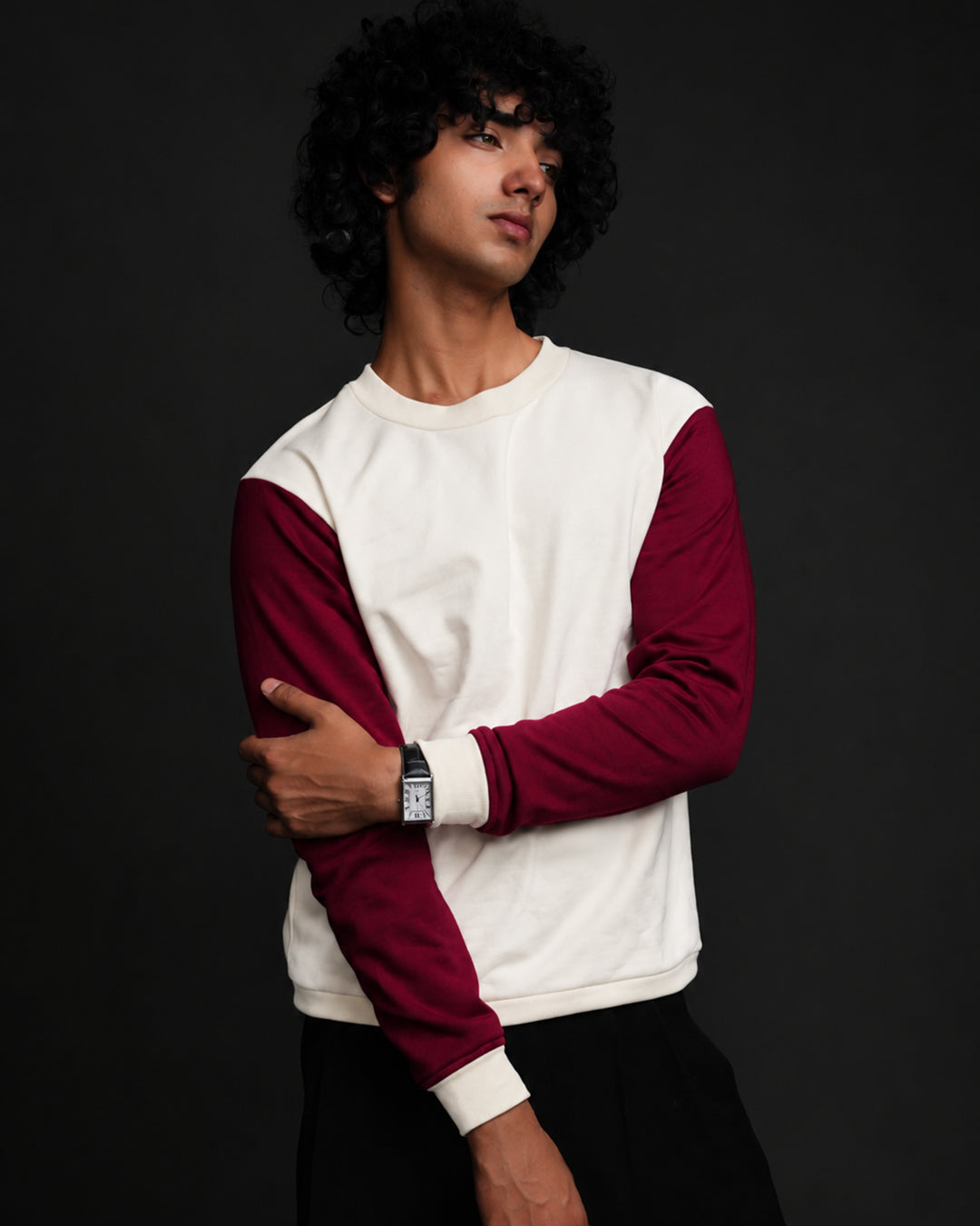 Vintage Campus* Colourblock  Basic Sweatshirt #13