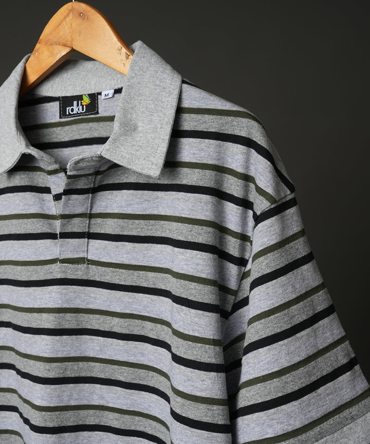 Ashfield Stripe Polo Tee#46