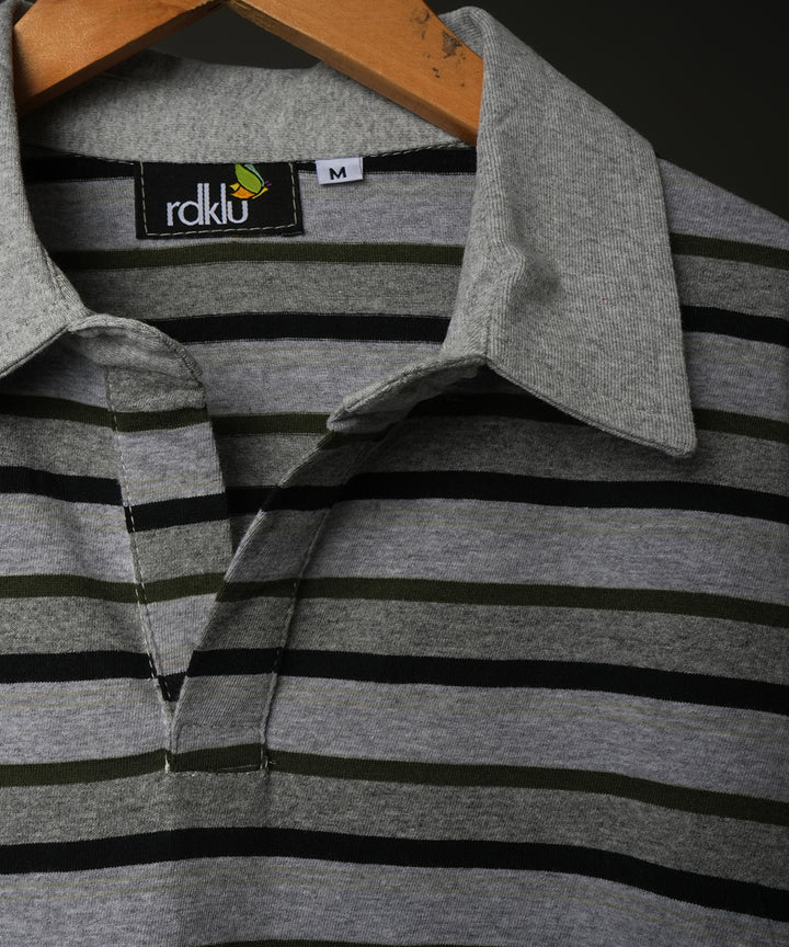 Ashfield Stripe Polo Tee#46