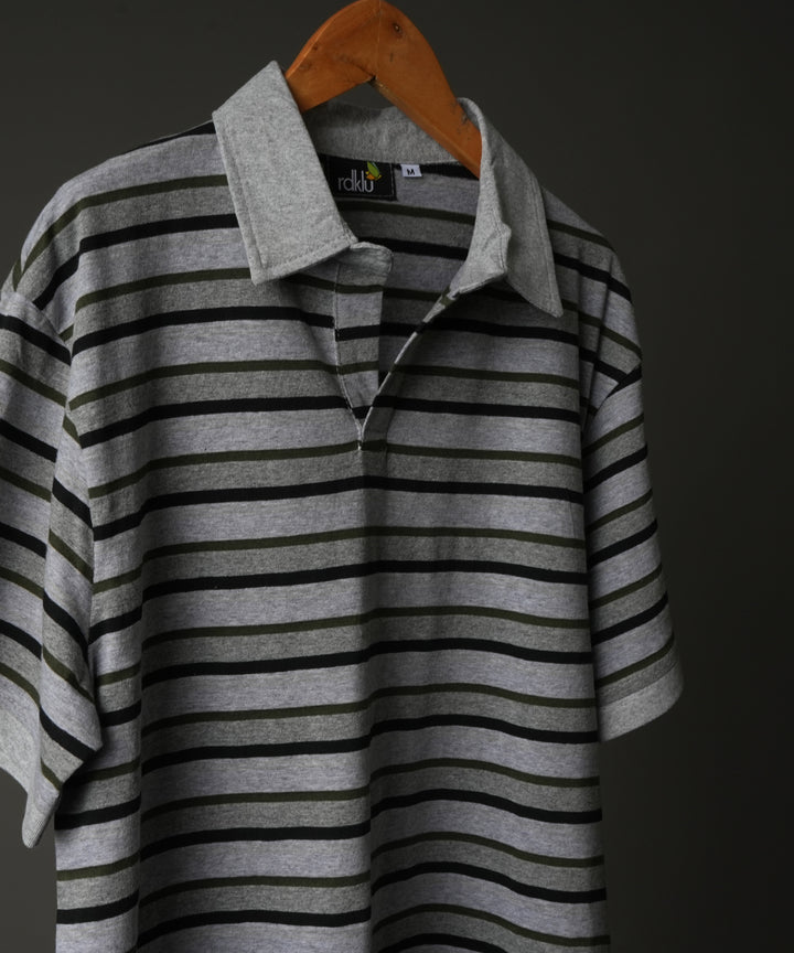 Ashfield Stripe Polo Tee#46
