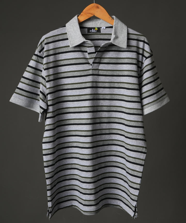 Ashfield Stripe Polo Tee#46