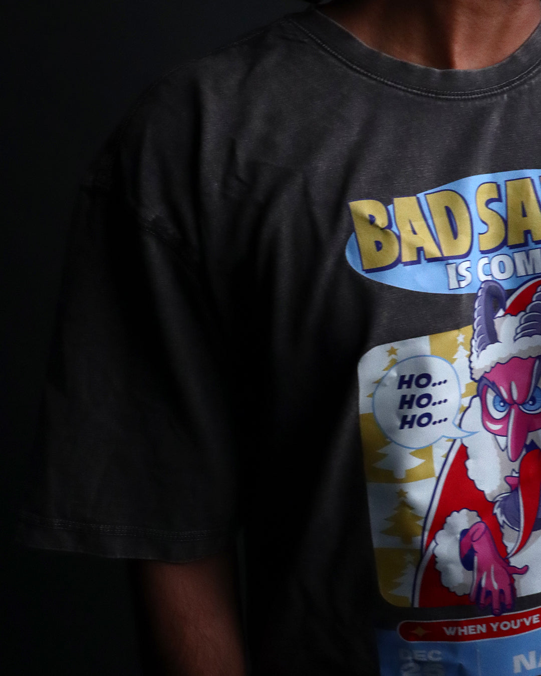 BAD SANTA * VINTAGE OVERSIZED TEE #1