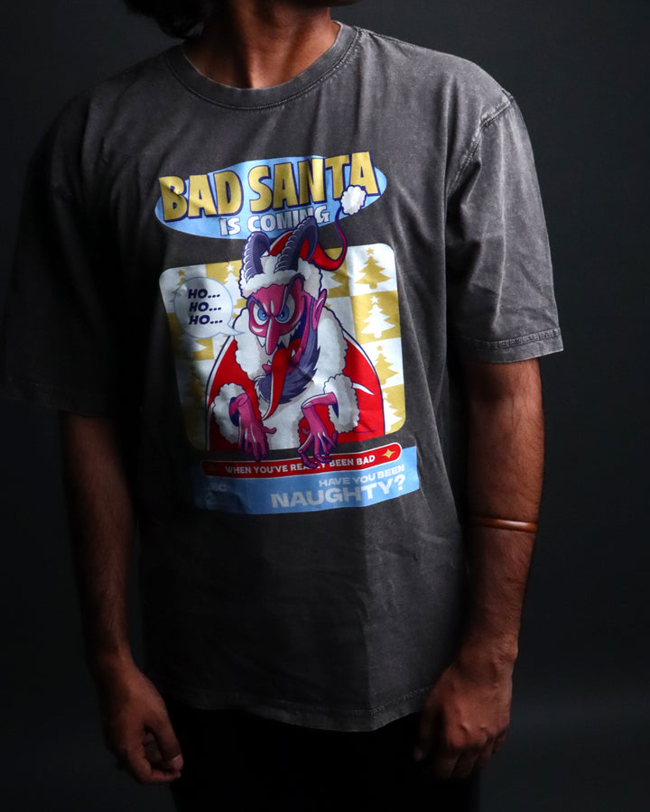 BAD SANTA * VINTAGE OVERSIZED TEE #1