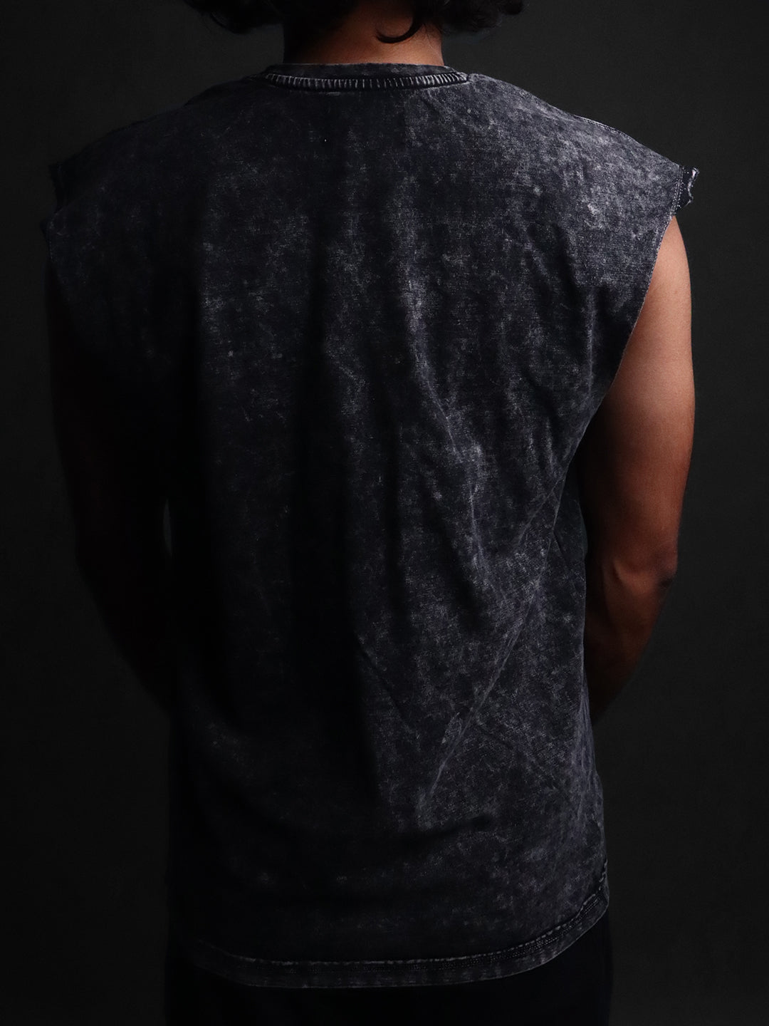 VINTAGE * PRINTED SLEEVELESS VEST #12