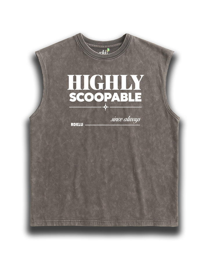 GELATO * WASHED OUT PRINTED VEST #44