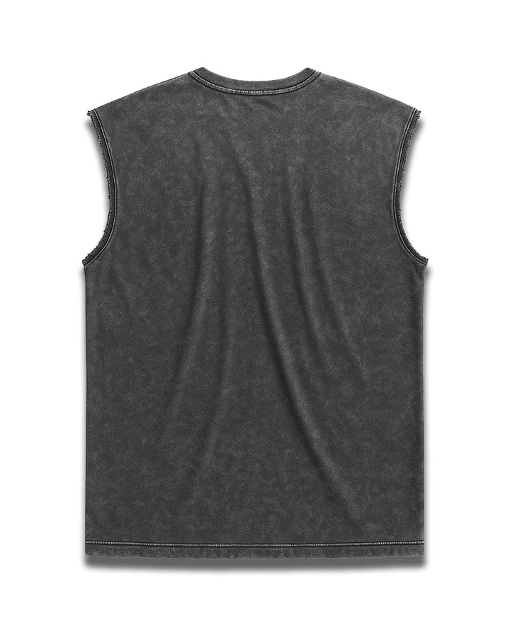 CRYO * WASHED OUT PRINTED VEST #43