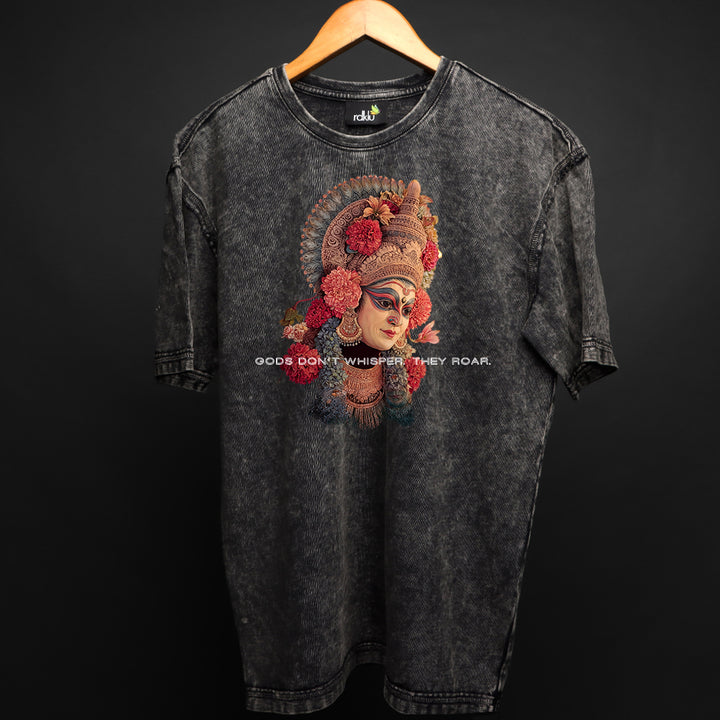 BHOOT KOLA * WASHED OUT PRINTED OVERSIZED TEE #13