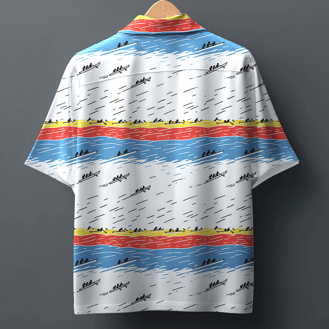 ROA & FLOW * Printed Cuban SHIRT #3