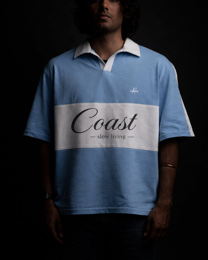 Coast Breeze * Boxy Fit Polo Tee #36