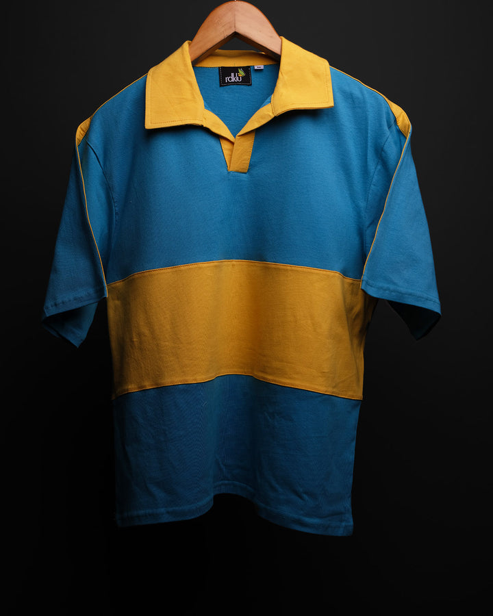 Sunset Panel * Boxy Fit Polo Tee #40