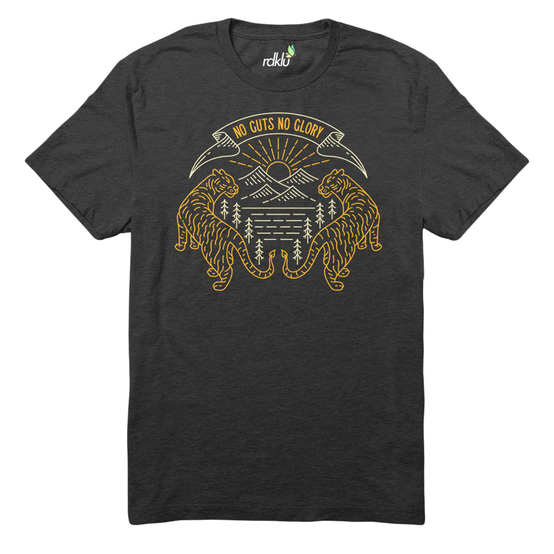 NO CUTS NO GLORY* Cotton Printed Tee#49