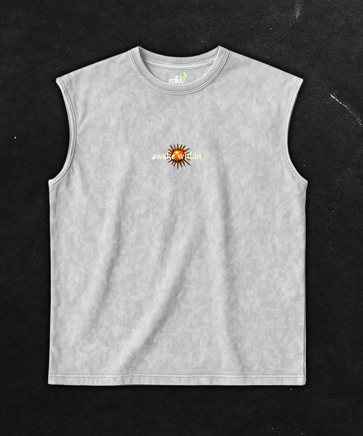 JUNGLE KING * WASHED OUT PRINTED VEST #35