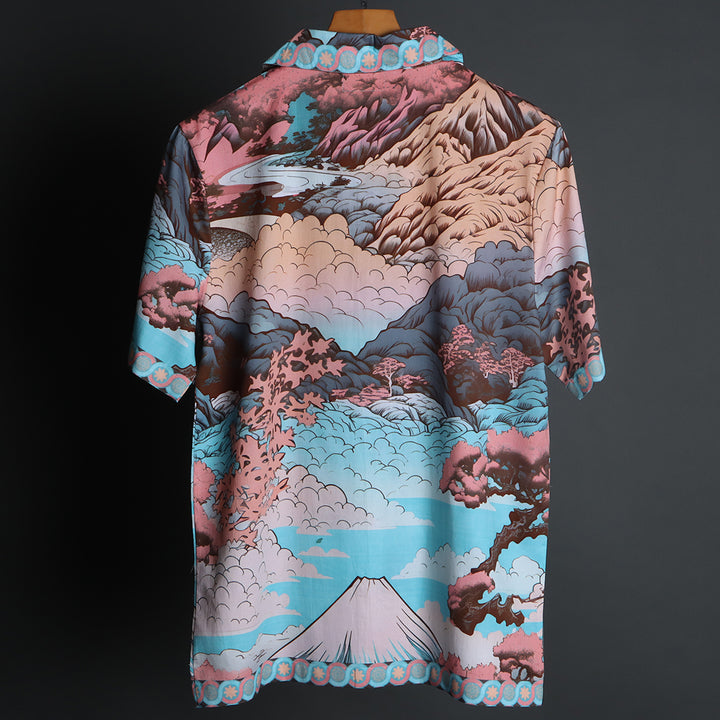 UKIYO - RDKLU CUBAN COLLAR SHIRT FOR MEN #2
