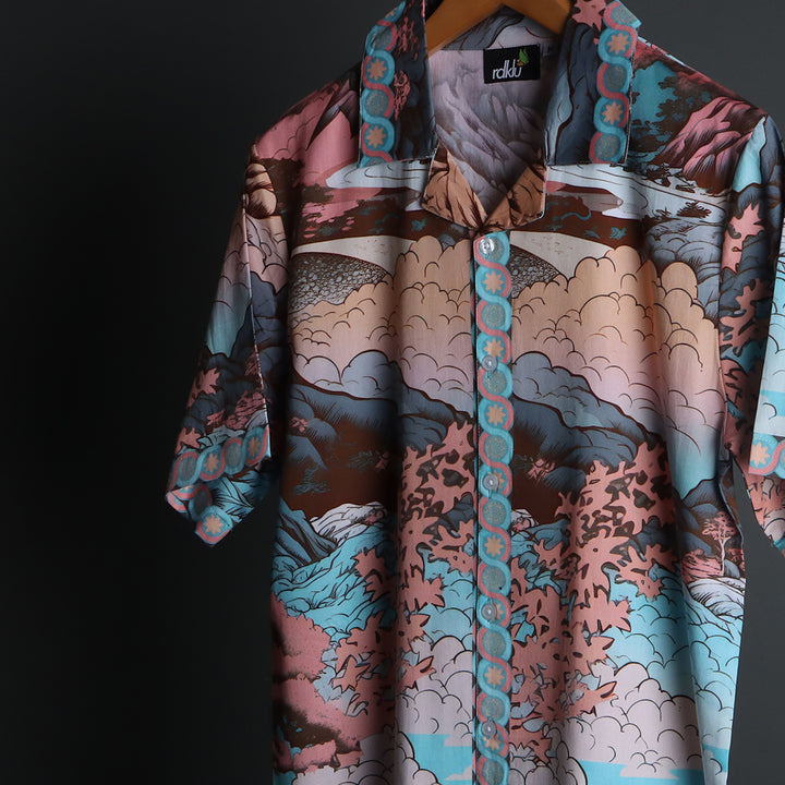 UKIYO - RDKLU CUBAN COLLAR SHIRT FOR MEN #2