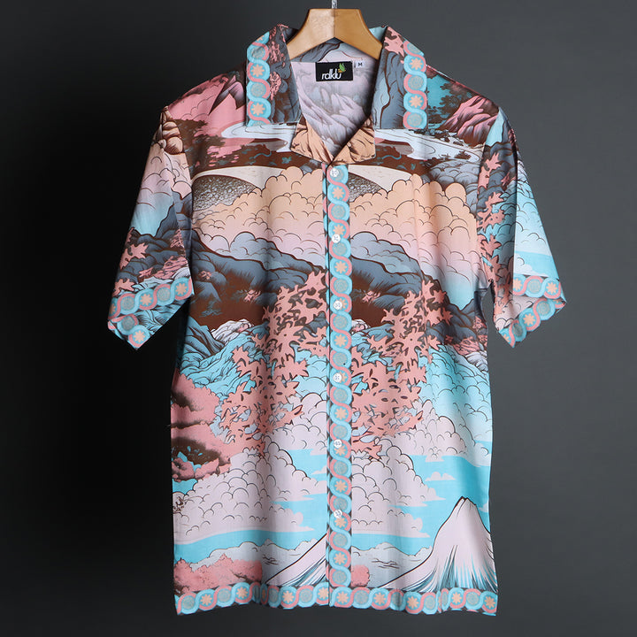 UKIYO - RDKLU CUBAN COLLAR SHIRT FOR MEN #2