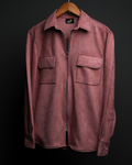 Indian Red - Suede Zip Shirt #162