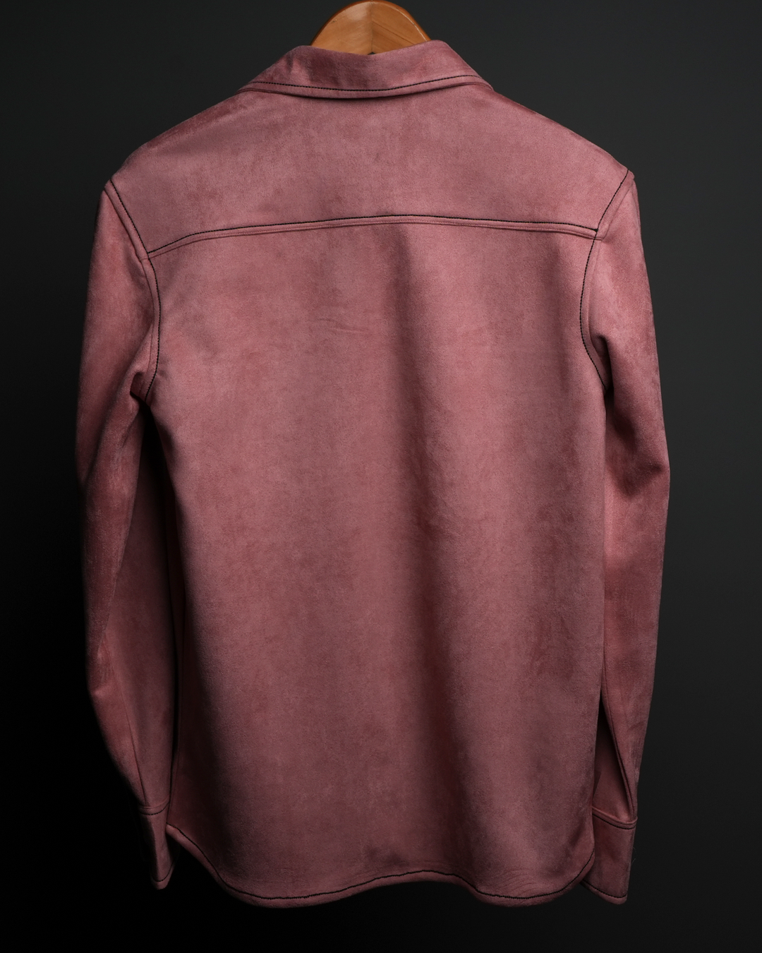 Indian Red - Suede Zip Shirt #162