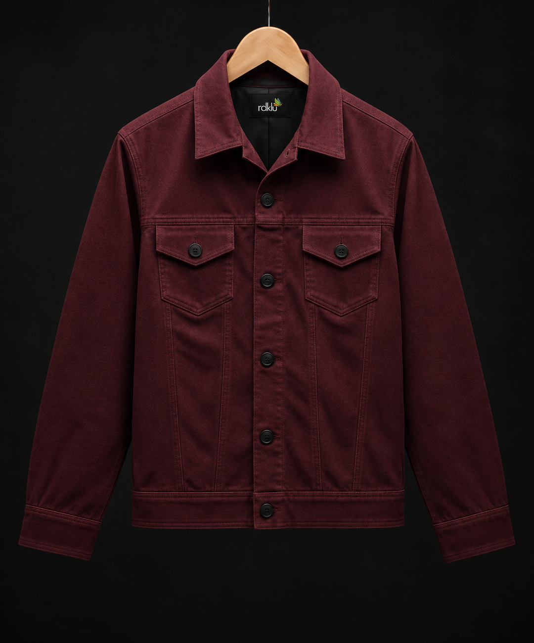 Bordeaux Shadow Trucker Jacket #170