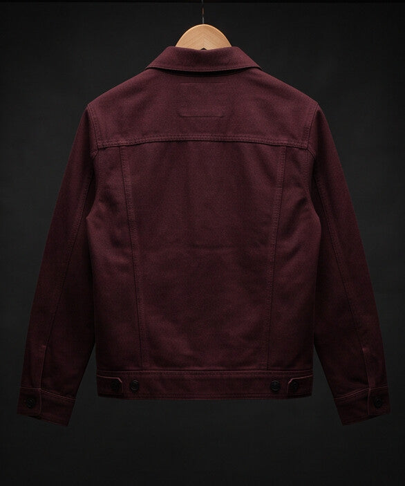 Bordeaux Shadow Trucker Jacket #170