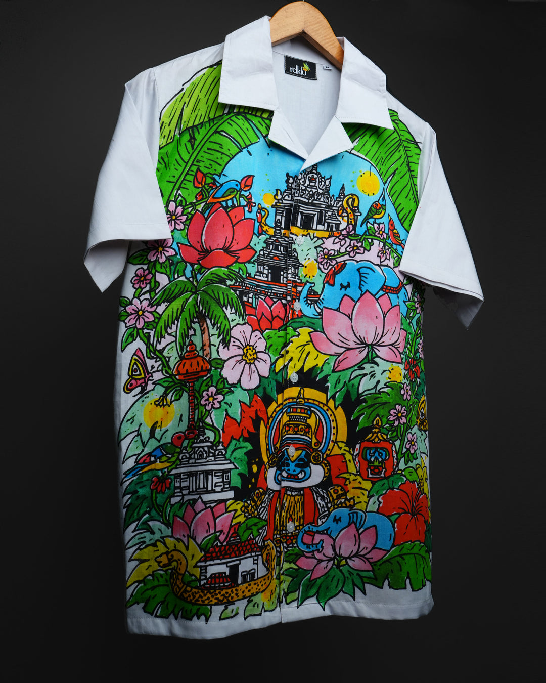 Heritage Paradise * Printed Cuban Collar Shirt #186