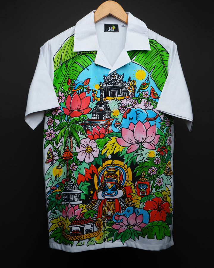 Heritage Paradise * Printed Cuban Collar Shirt #186