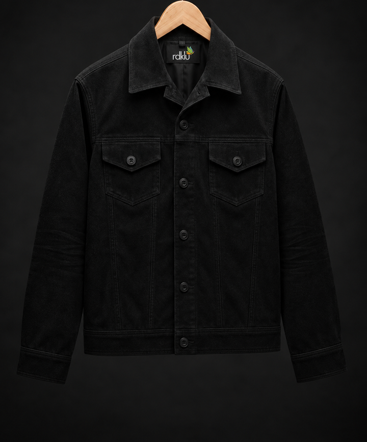 Moon Suede Trucker Jacket #174