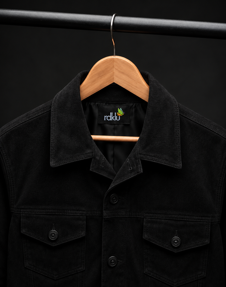 Moon Suede Trucker Jacket #174