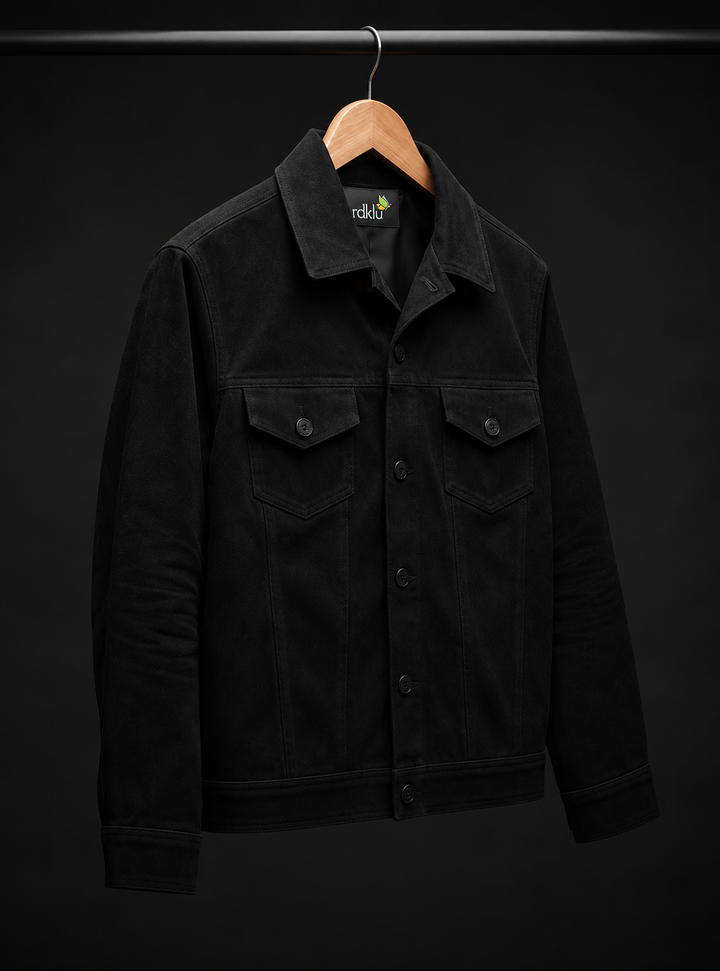 Moon Suede Trucker Jacket #174