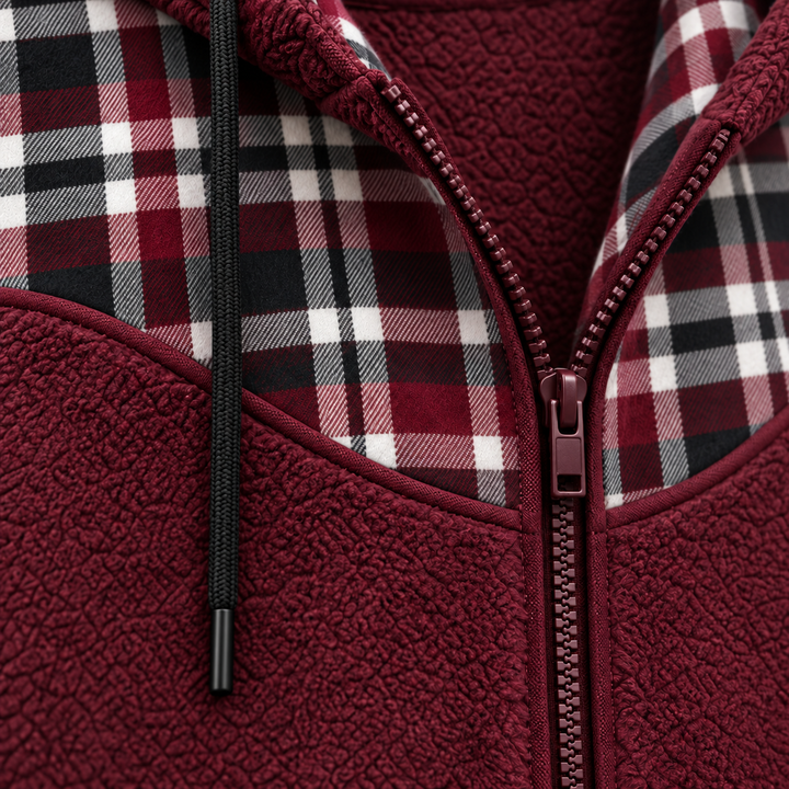 UNISEX Winewood Flannel Hoodie #41