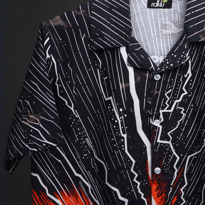 PRALAYA * Cuban Collar Shirt For Men #134