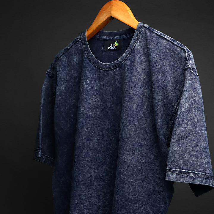 RAW EDGE * ACID HEAVY GSM OVERSIZED  TEE #1